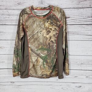 Game Winner Ladies Real Tree Camo Shirt Size XL